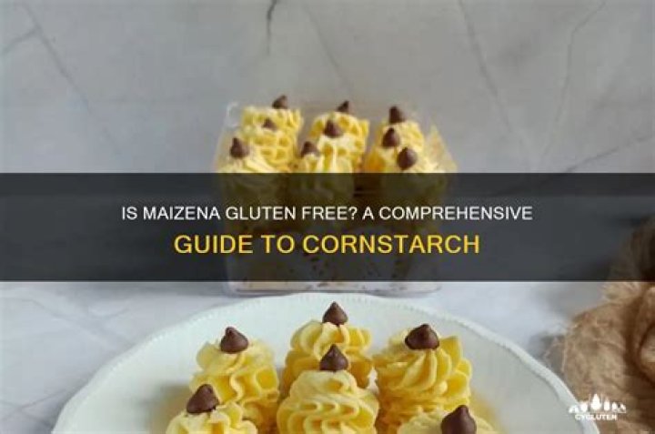 Is maizena gluten-free