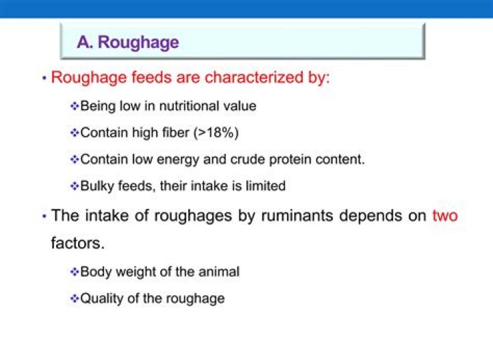 Is roughage a nutrient