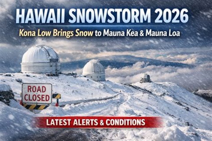 Is snow in Hawaii rare