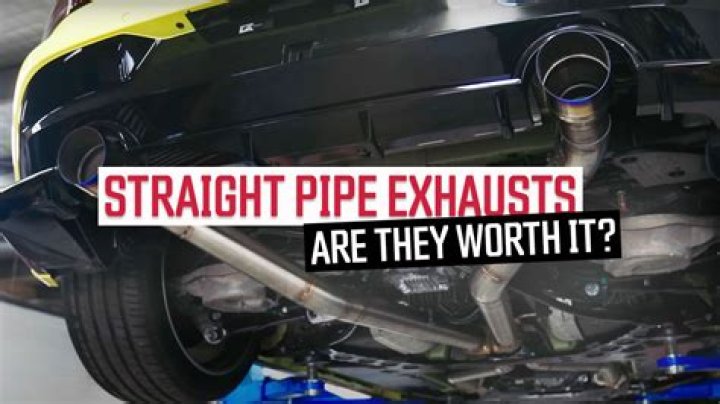 Is straight piping bad